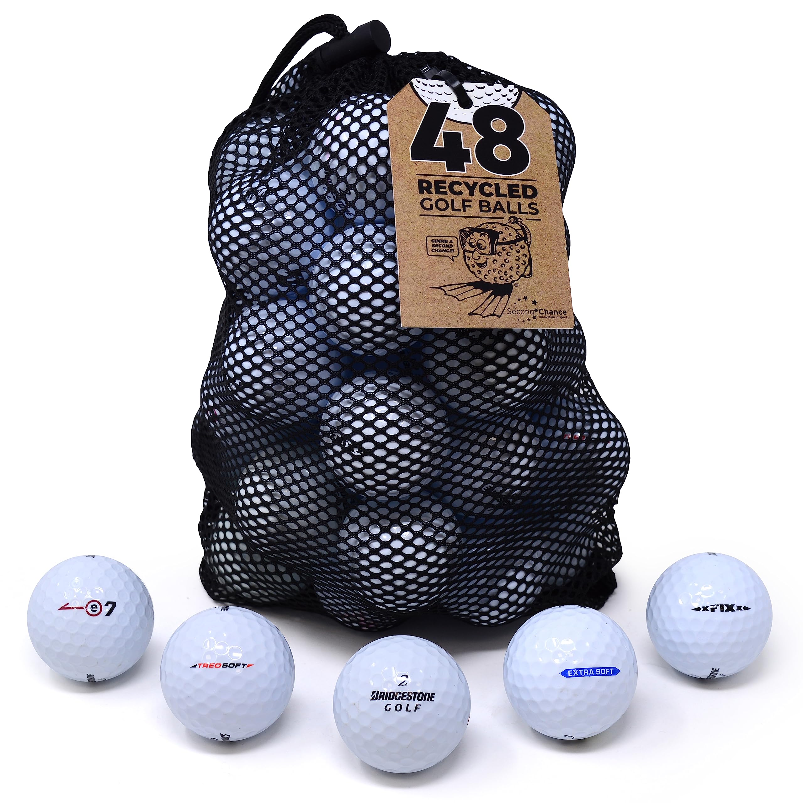 Second Chance Bridgestone Premium Lake Golf Balls Grade A