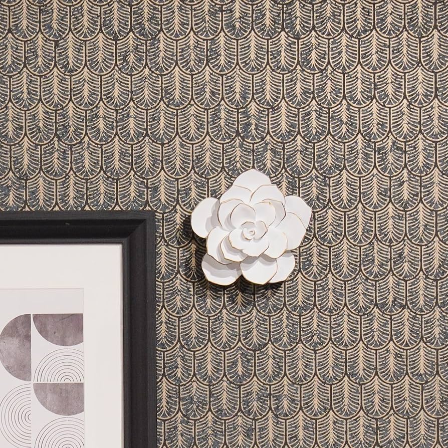 Amazon.com: Guichifun Flower 3D White Succulent Wall Decor