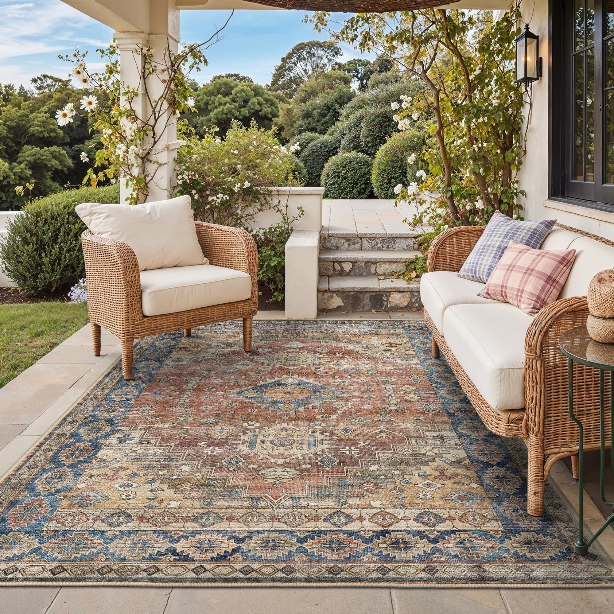 GENIMO Outdoor and Indoor Area Rug