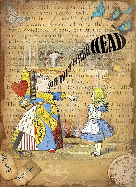 Alice Au Pays Des Merveilles Citation De La Reine De Cœur Plaque En Metal Idee Cadeau Amazon Fr Cuisine Et Maison Alice Au Pays Des Merveilles Citation De La Reine De Cœur Plaque En Metal Idee Cadeau Amazon Fr Cuisine Et Maison