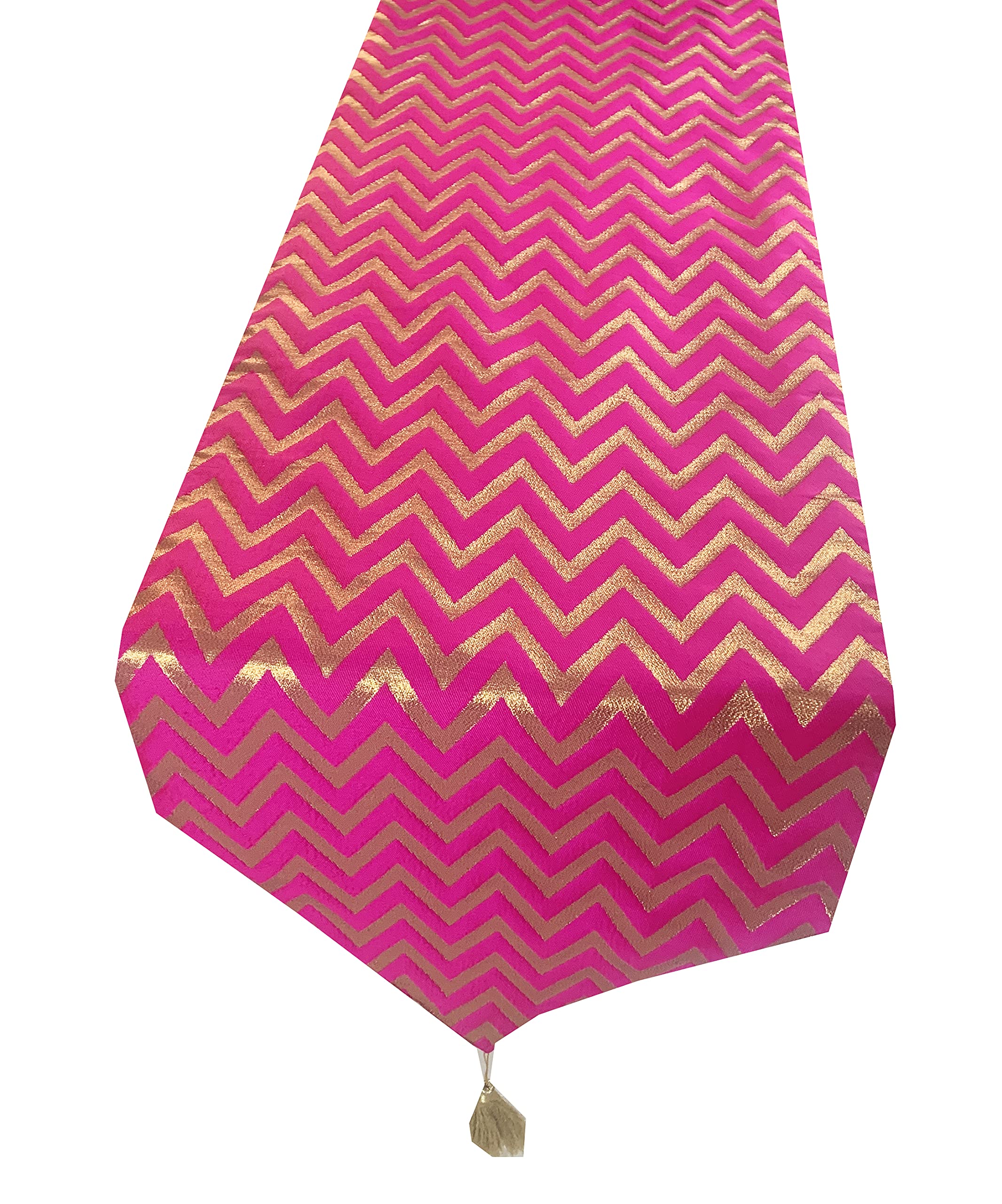 Pink Parrot Silk Table Runner - 12x70 Inch -2