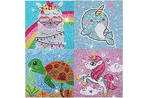 Sumind Diamond Art Kit for Beginners: Gem by Number Artistic Creation