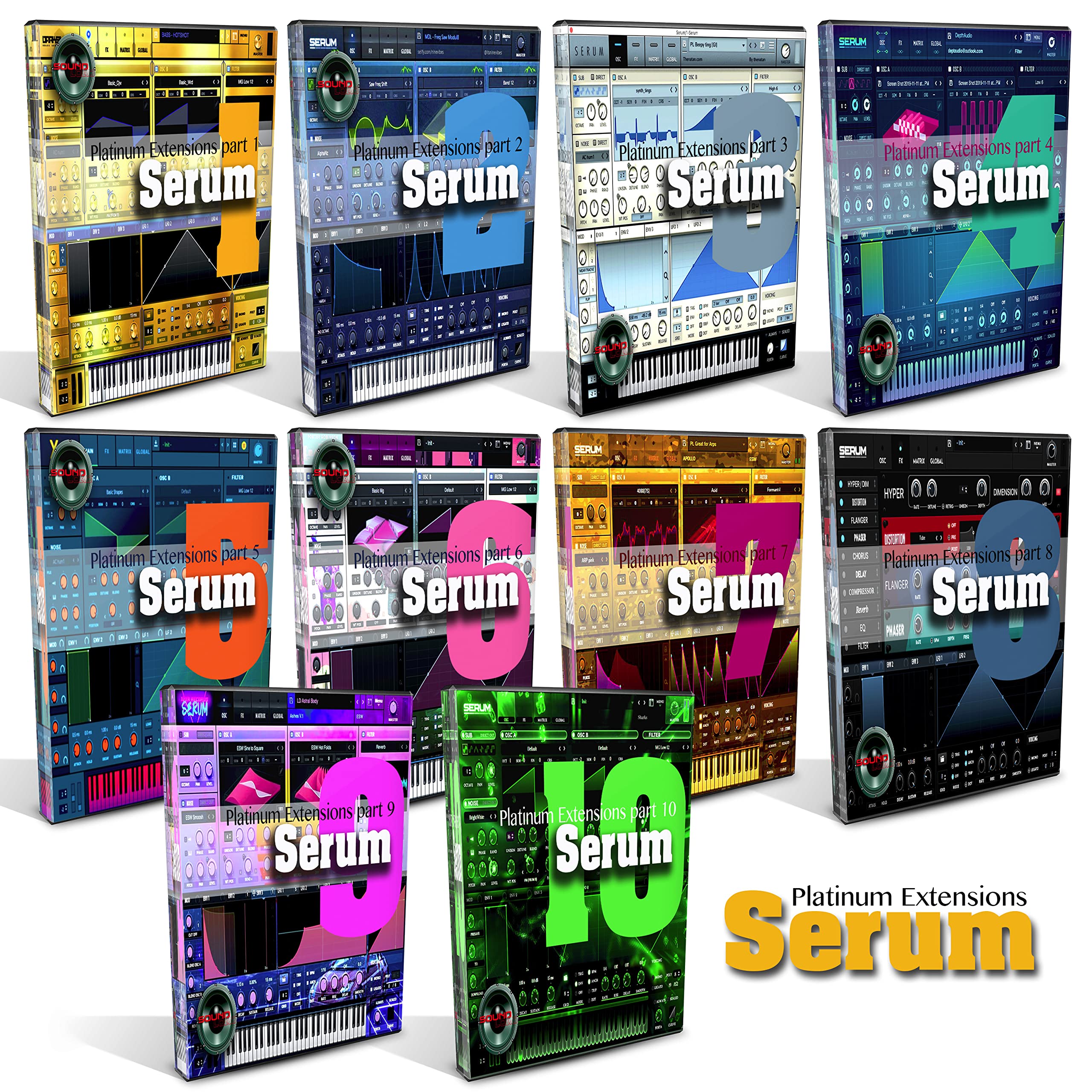SoundLoad Serum xFer Platinum Extension Mega Bundle – Über 50 GB mit 80.000 Presets und Patches für Serum