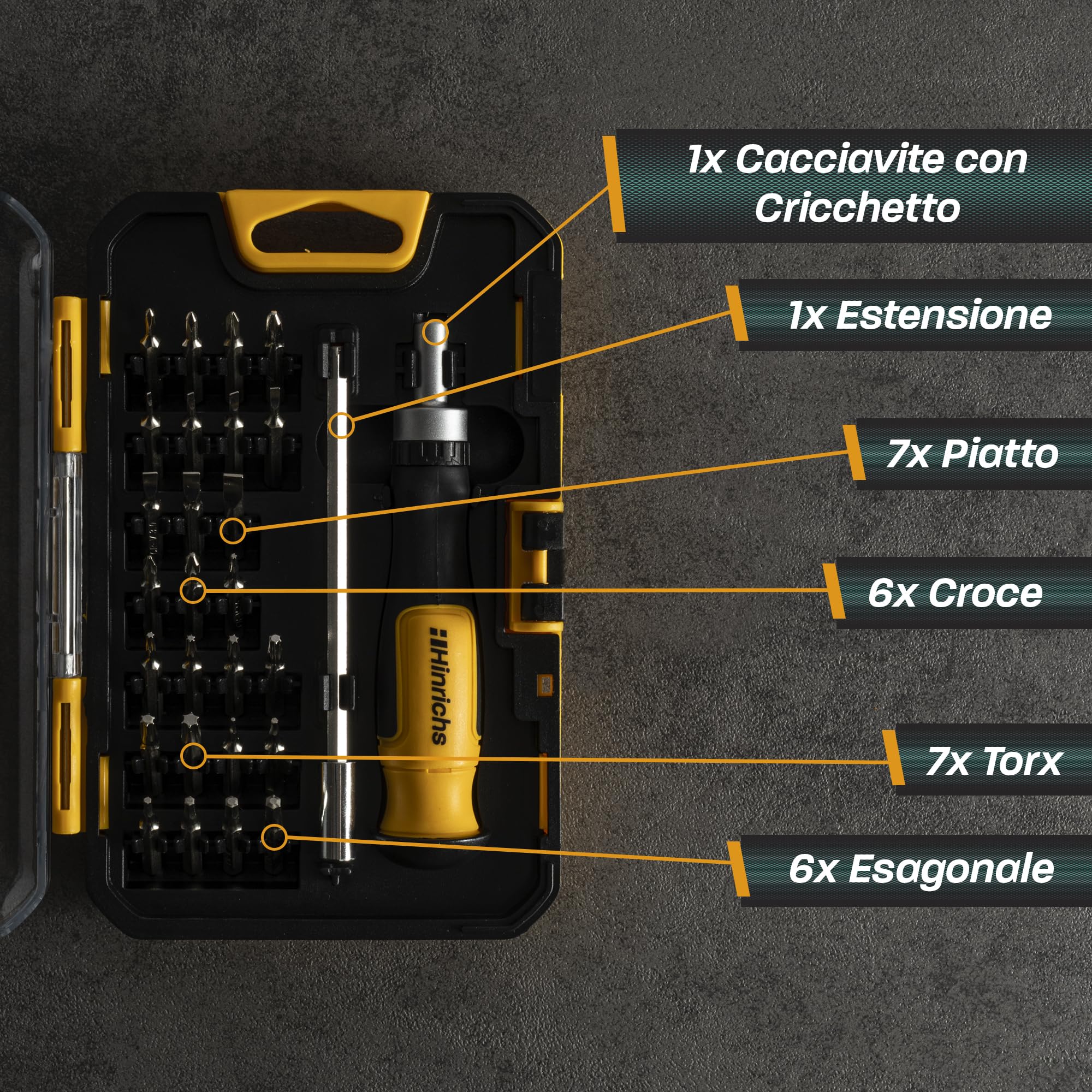 Set 41 Cacciaviti Di Precisione - Foto 7