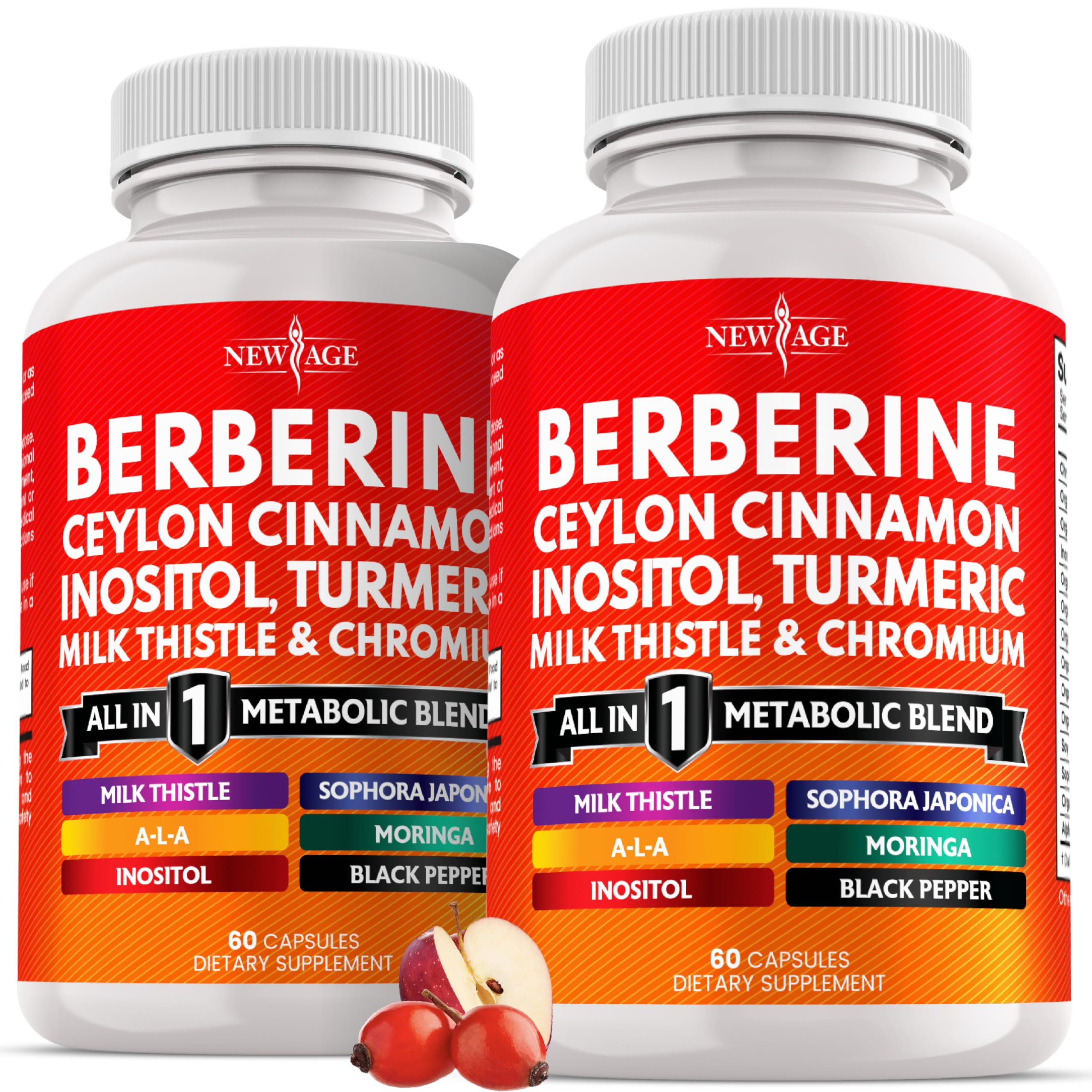 New Age Berberine and Ceylon Cinnamon Supplement