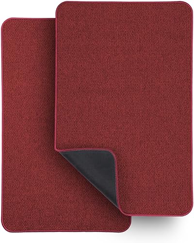 Miniatura 22 de Tapete de baño ultrafino, con base de goma, antideslizante, secado rápido, lavable a máquina, pelo bajo, absorbente, para ducha exterior, fregadero,