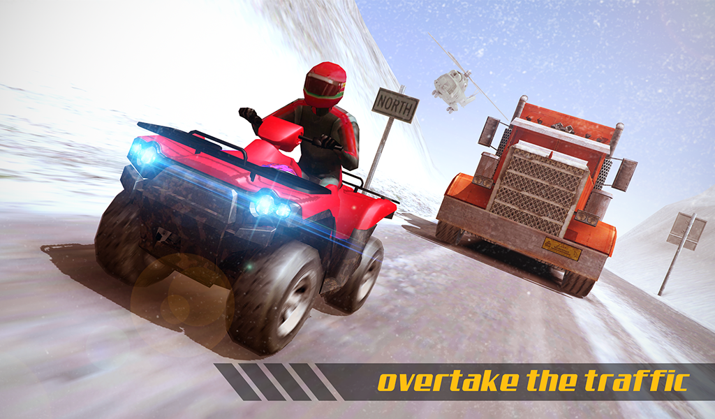 ATV Quad Bike Frozen Highway - Nitro Charged Blast Turbo Racing - App ...