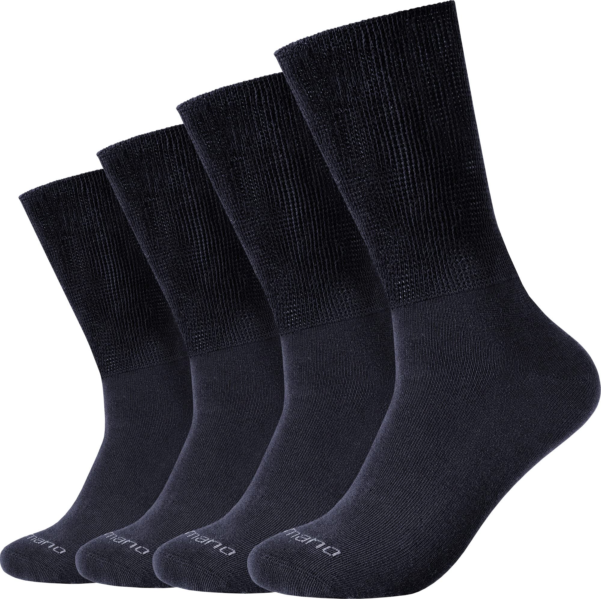 Camano Crew Socks Online-Calcetines diabéticos, 4 Unidades Unisex Adulto