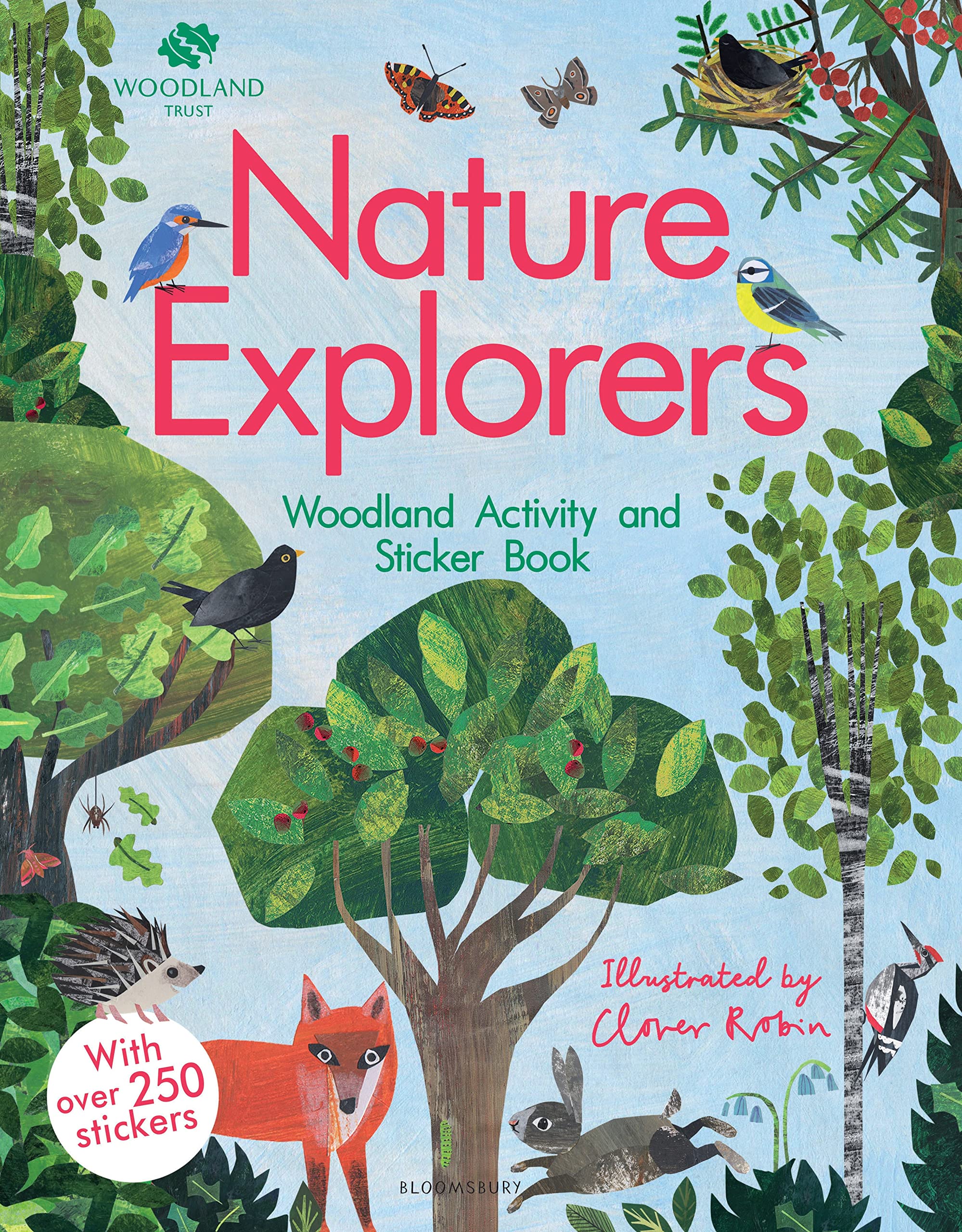 The Woodland Trust: Nature Explorers Woodland Activity and Sticker Book Paperback – 7 Feb. 2019