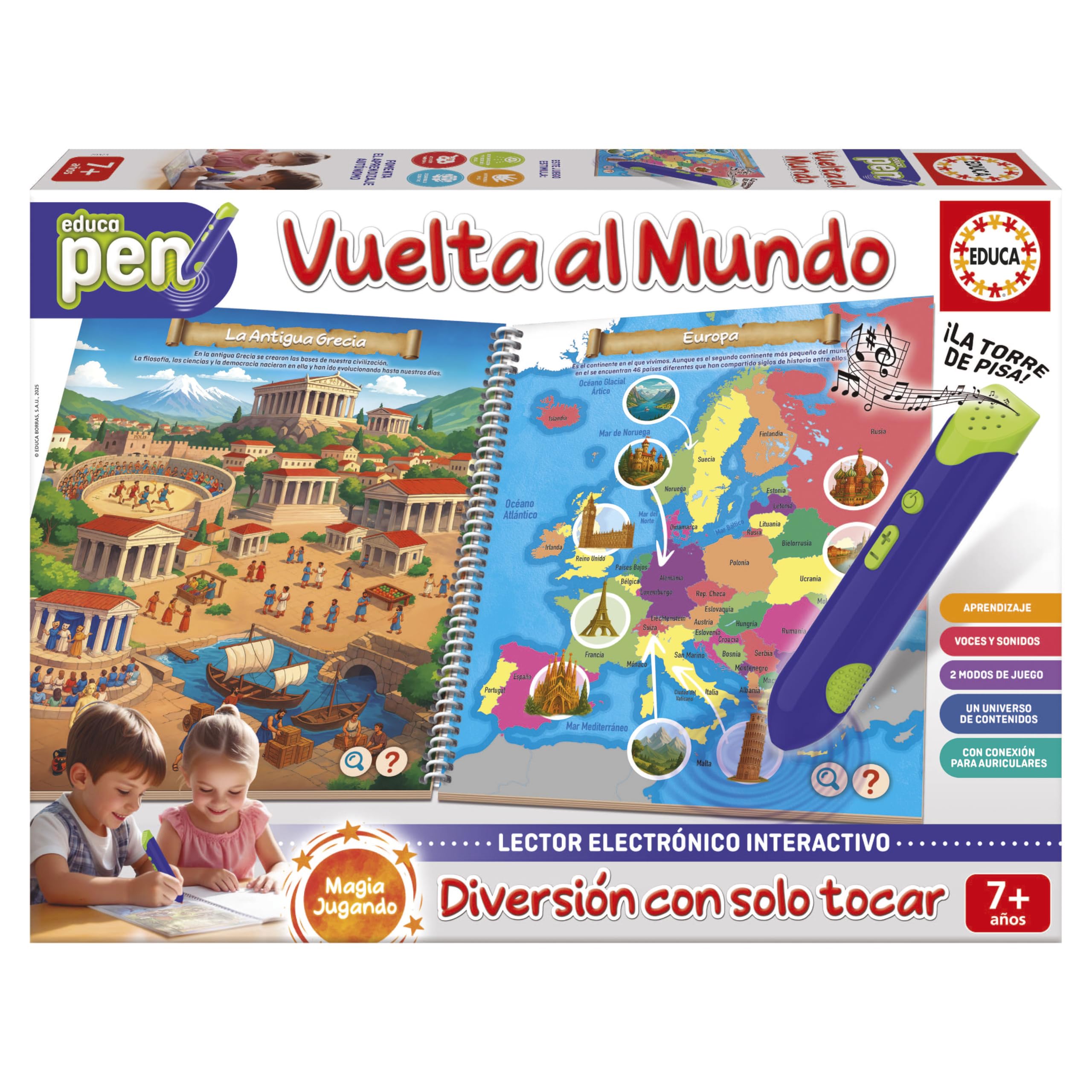 Juego Educativo Viaje por el Mundo para Niños