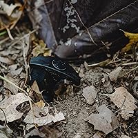 Vista 5 de Barronett Blinds® Kit de estaca todo terreno, 8 estacas de punta roscada, 4 amarres, bolsa de transporte, BA705, negro