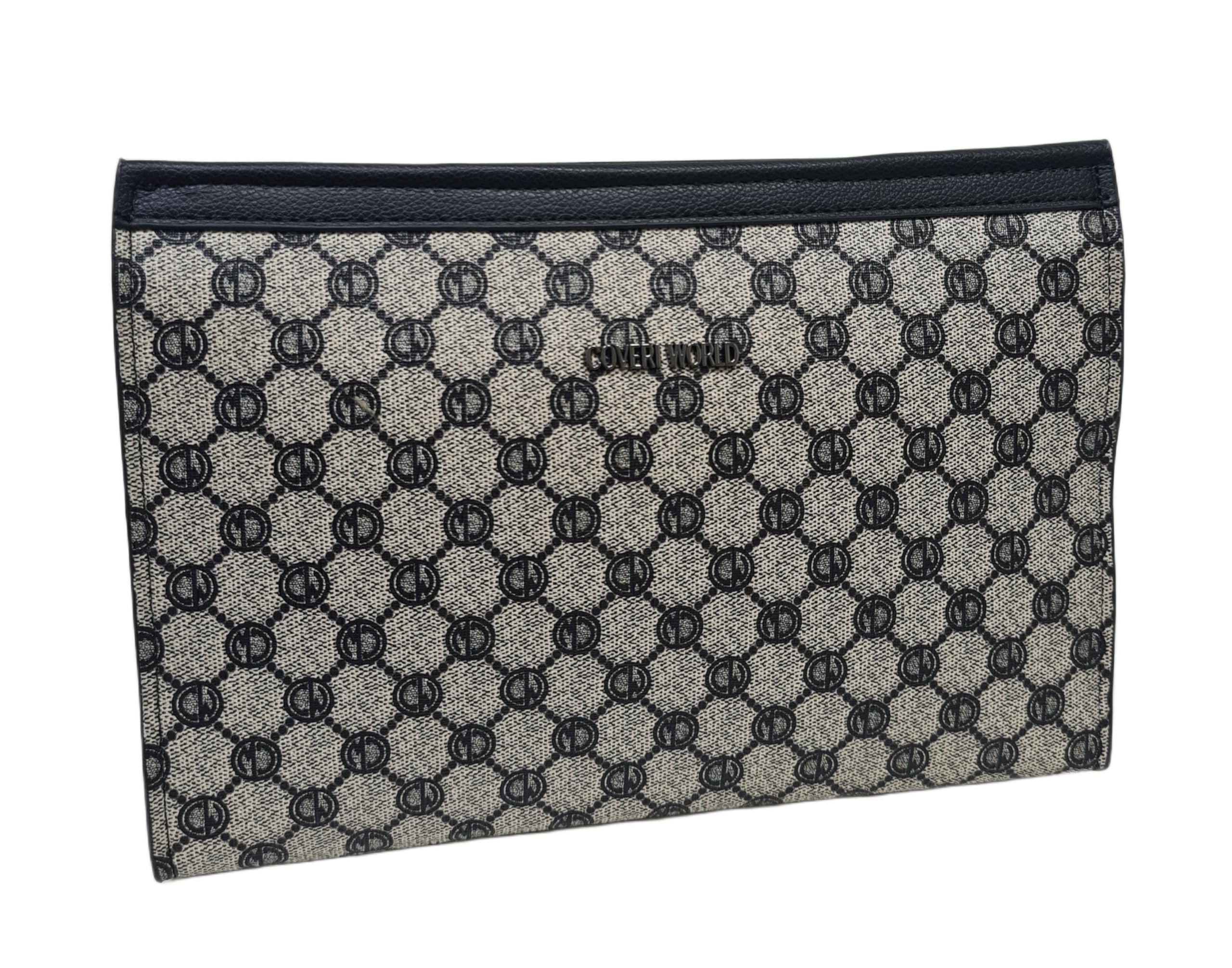 Coveri Borsa Uomo a Mano Grande, Dimensioni 29x20x4,5 cm, Sottobraccio con Manico Rimovibile, Design Monogramma, Art. 4760