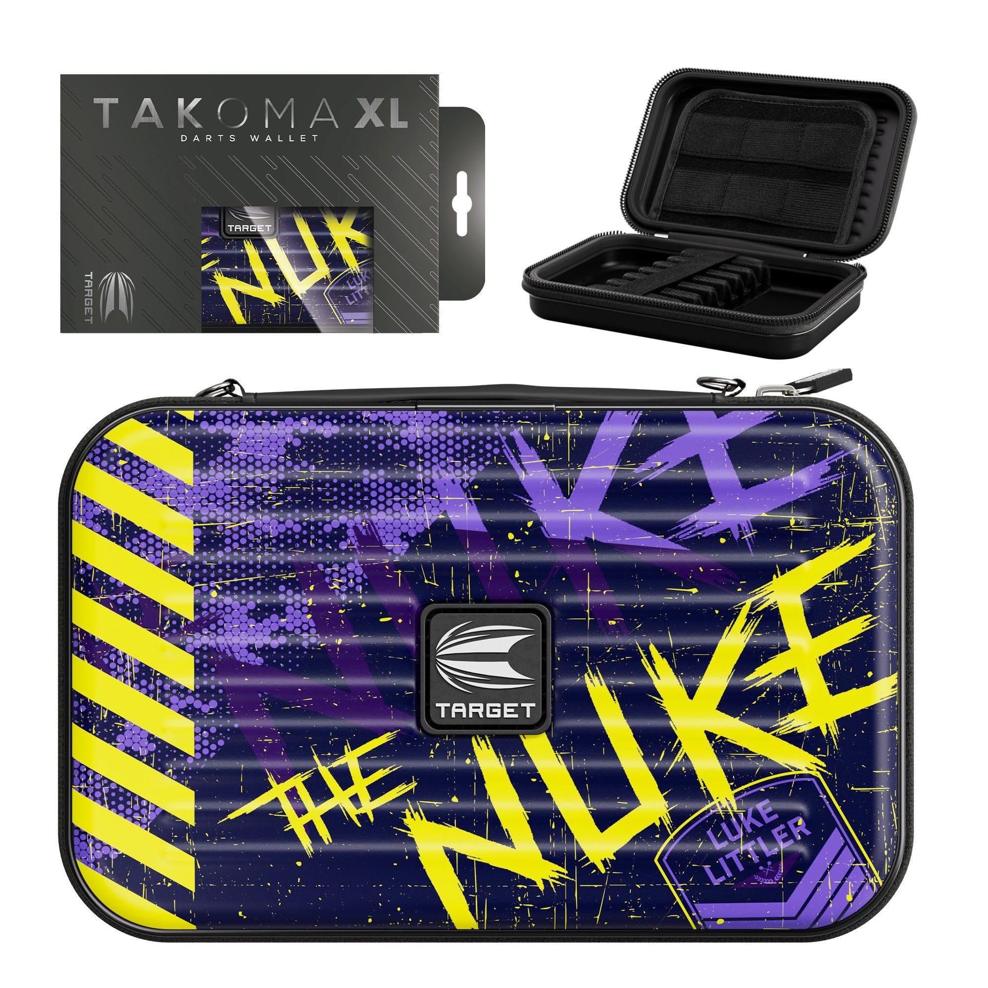 Target Darts Luke Littler Portadarti Takoma XL – Porta Dardi Luke Littler, Portadardi, Portadarti XL, Custodie per Set di Dardi, Custodia per Dardi “The Nuke”