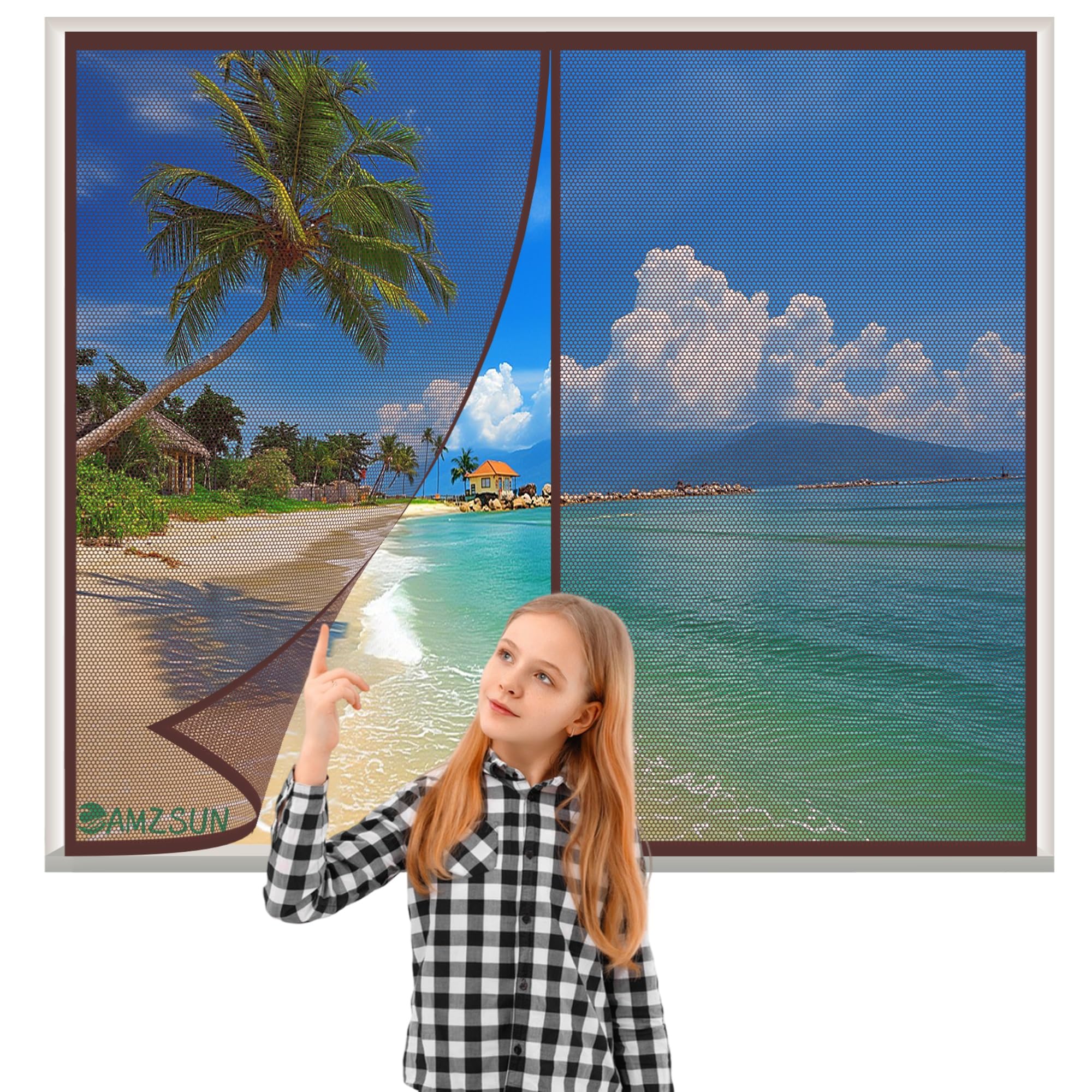 Zanzariera Magnetica Per Finestre 105x165cm - Chiusura Automatica, Facile Da Installare - Foto 7