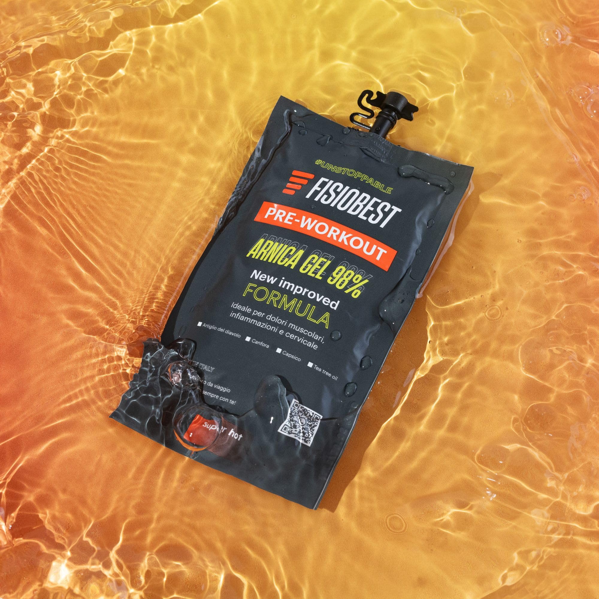 Arnica para caballos uso humano extra fuerte 98%, 500 ml efecto frío + 50 ml efecto calor, gel árnica fuerte de acción intensa, para masaje de músculos – Fabricado en Italia Fisiobest