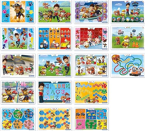 Miniatura 5 de Clementoni Sapientino 16335 Travel Quiz Paw Patrol Electronic Educational Game, Interactive Pen, Children 4 Years + (Italian Version), Made in
