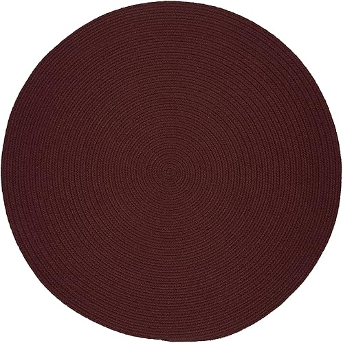 Miniatura 58 de Tapete de interior/exterior, diseño texturado trenzado, tapete reversible, Sintético, Marrón Marrón,Negro -,Azul (Hydrangea Blue),Azul