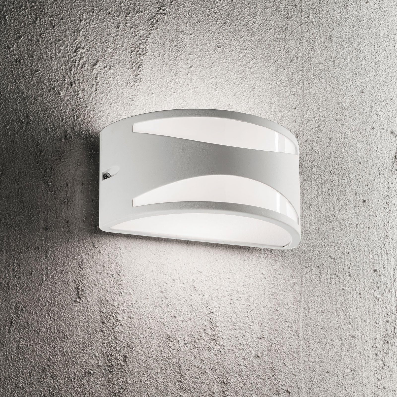 Ideal Lux REX-3 lampa ścienna 1 x E27 IP44 czarne aluminium