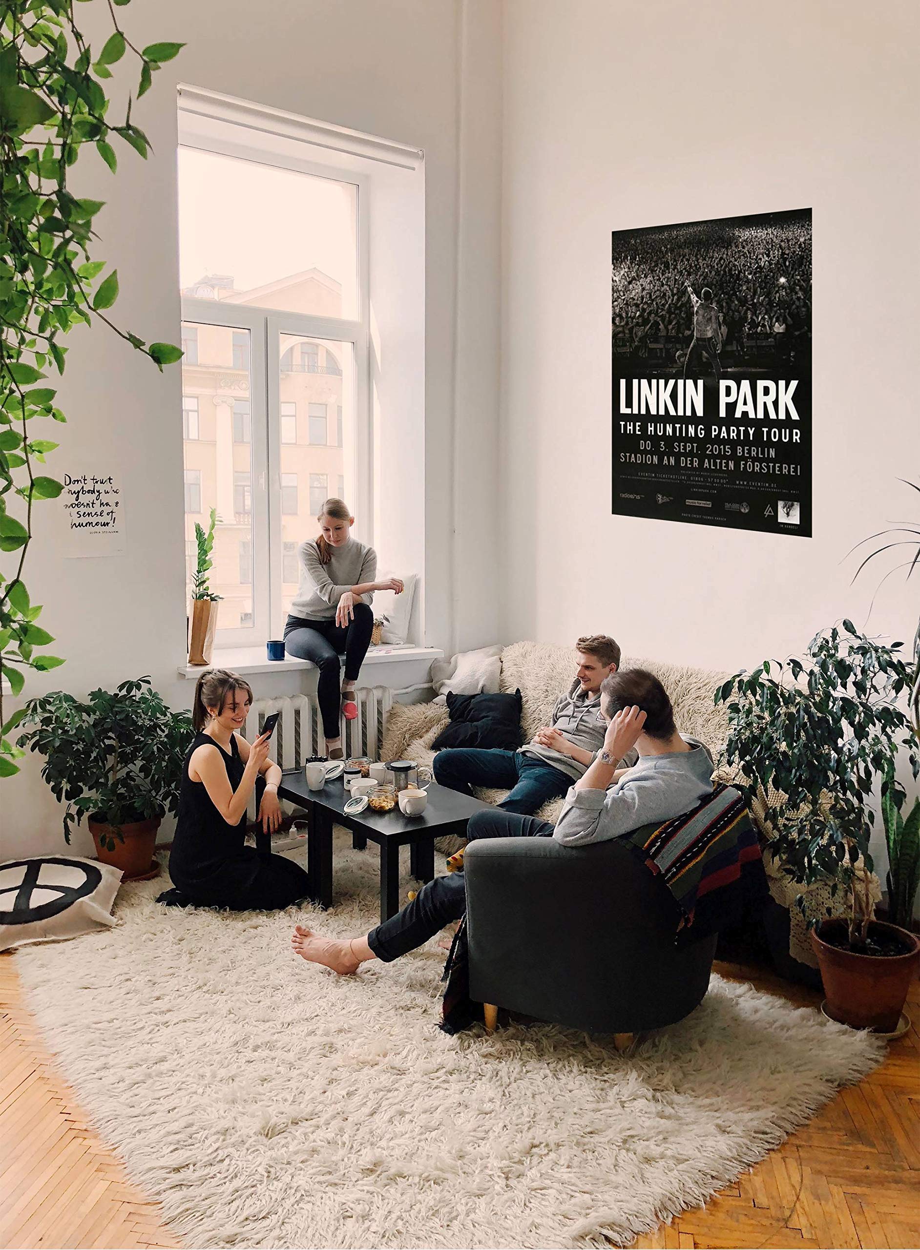 Linkin Park - Hunting Party, Berlin 2015 » Konzertplakat/Premium Poster | Live Konzert Veranstaltung | DIN A1 «