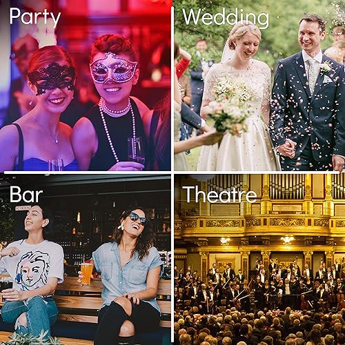 Miniatura 7 de Milisente - Bolso tipo clutch de diseño floral, bolso de noche para mujer, para novias, bodas