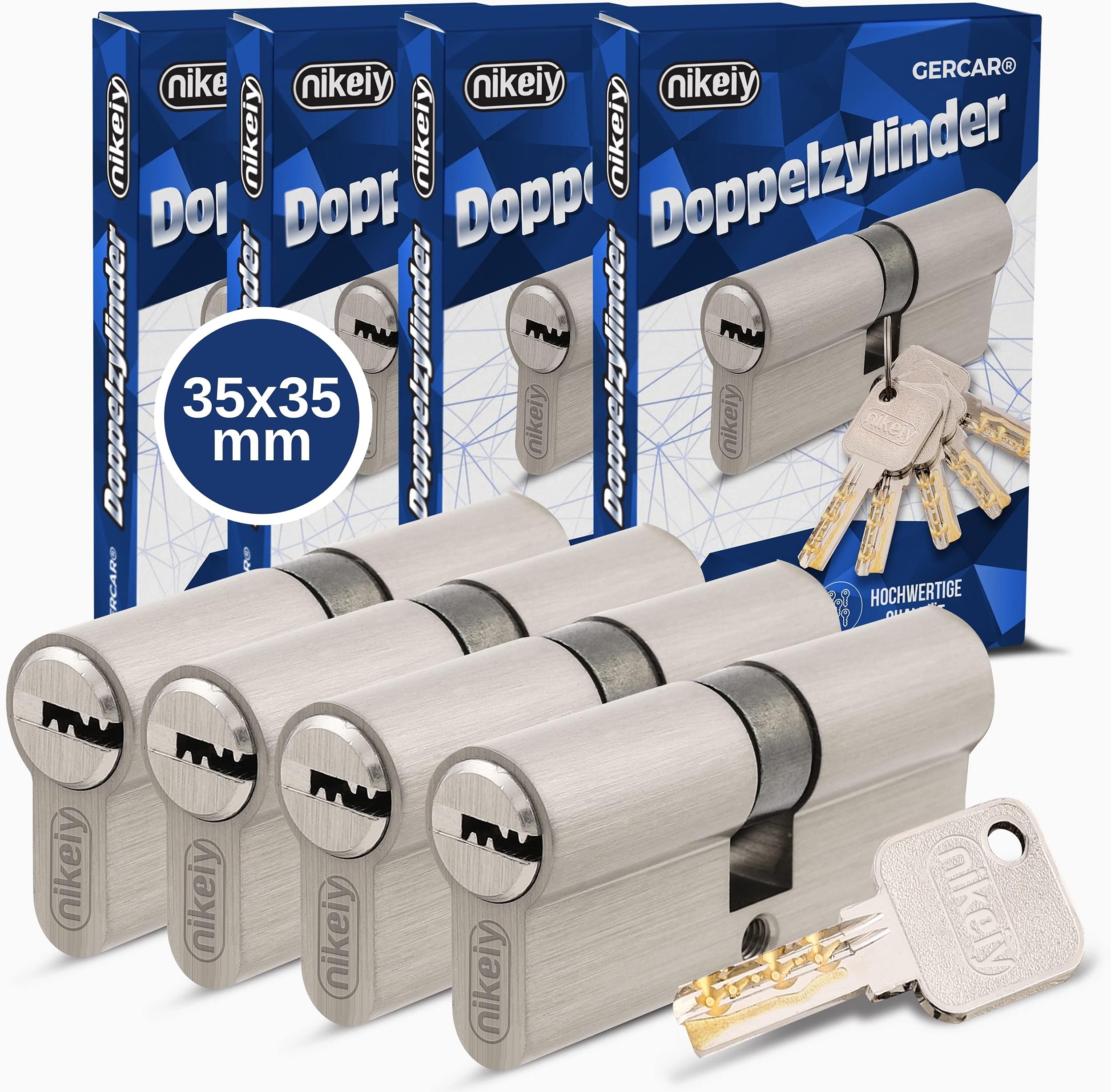 Schließzylinder Mit Schlüsseln Profilzylinder Türschloss Aus - Foto 9