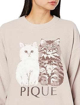 Amazon | [ジェラート ピケ] ツインズキャットJQDプルオーバー