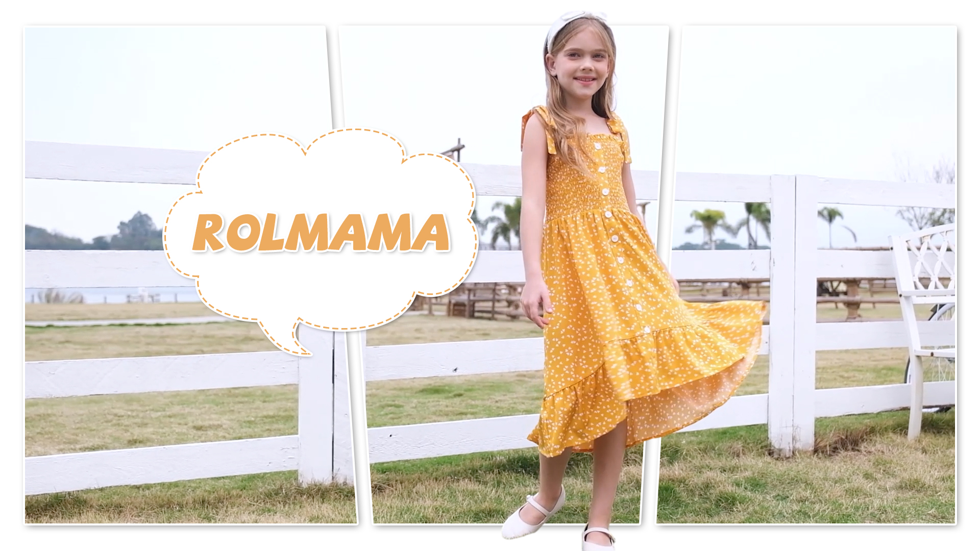 midi girls print ruffle dress medium Girl Ruffled Floral Dresses