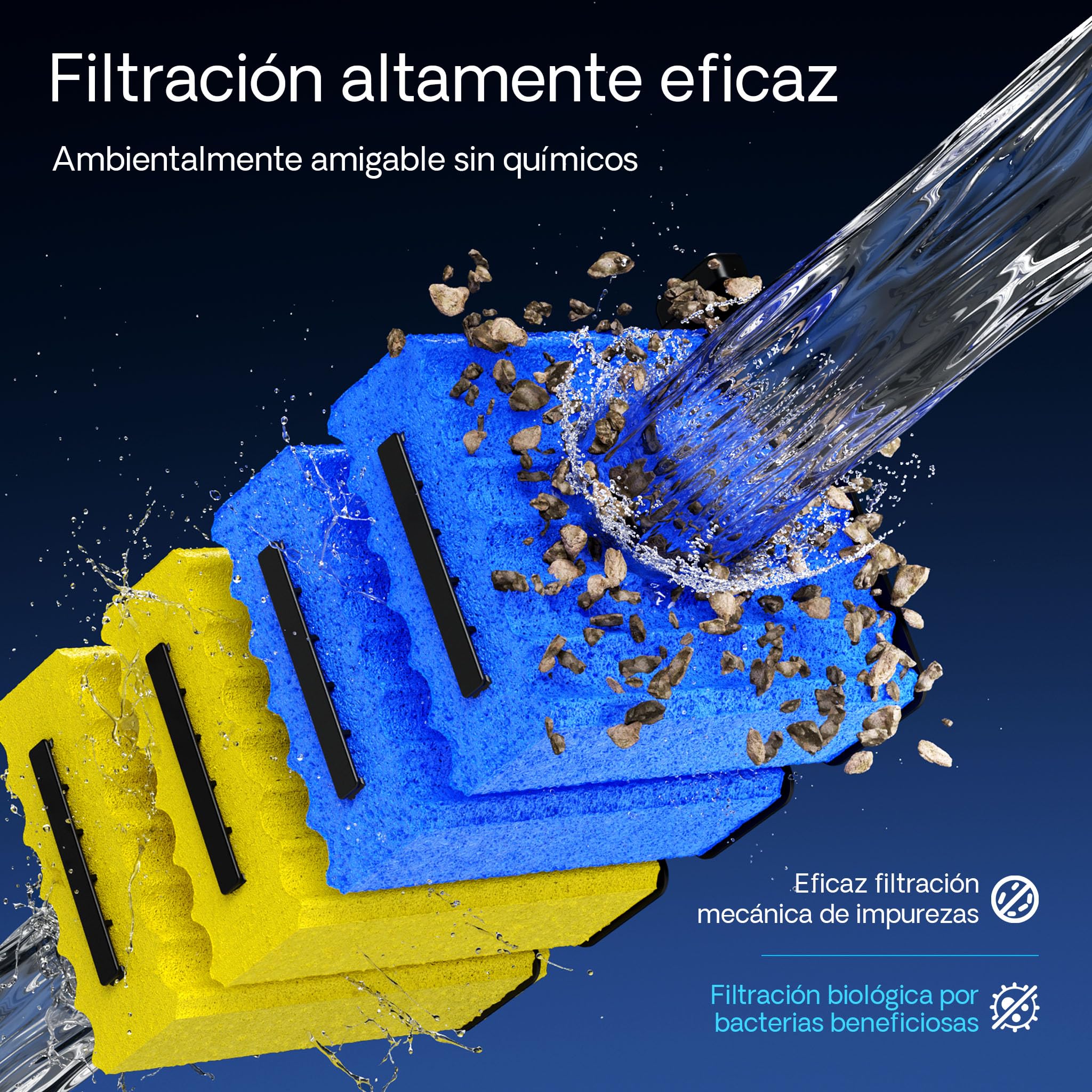 Set Filtro SunSun 60.000l Chiarificatore 18W Pompa NEO10000 80W