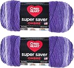 Red Cœur E305.3964 Super Saver Ombre Yarn Anthracite