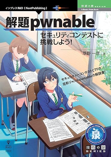 解題pwnable　セキュリティコンテストに挑戦しよう！の表紙