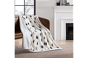 Ultra-Plush Eddie Bauer Sherpa Throw Blanket