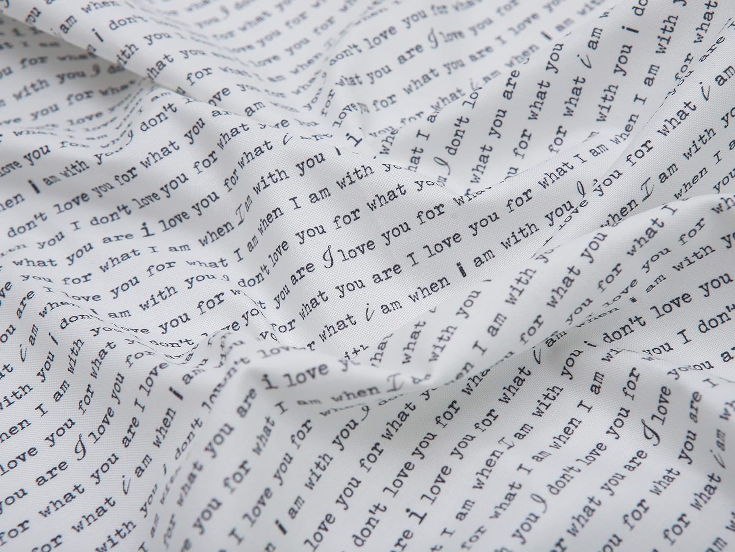 COTTONVILL ZRAN Serenity 20COUNT Cotton Print Quilting Fabric (3yard, 24-Text-White)
