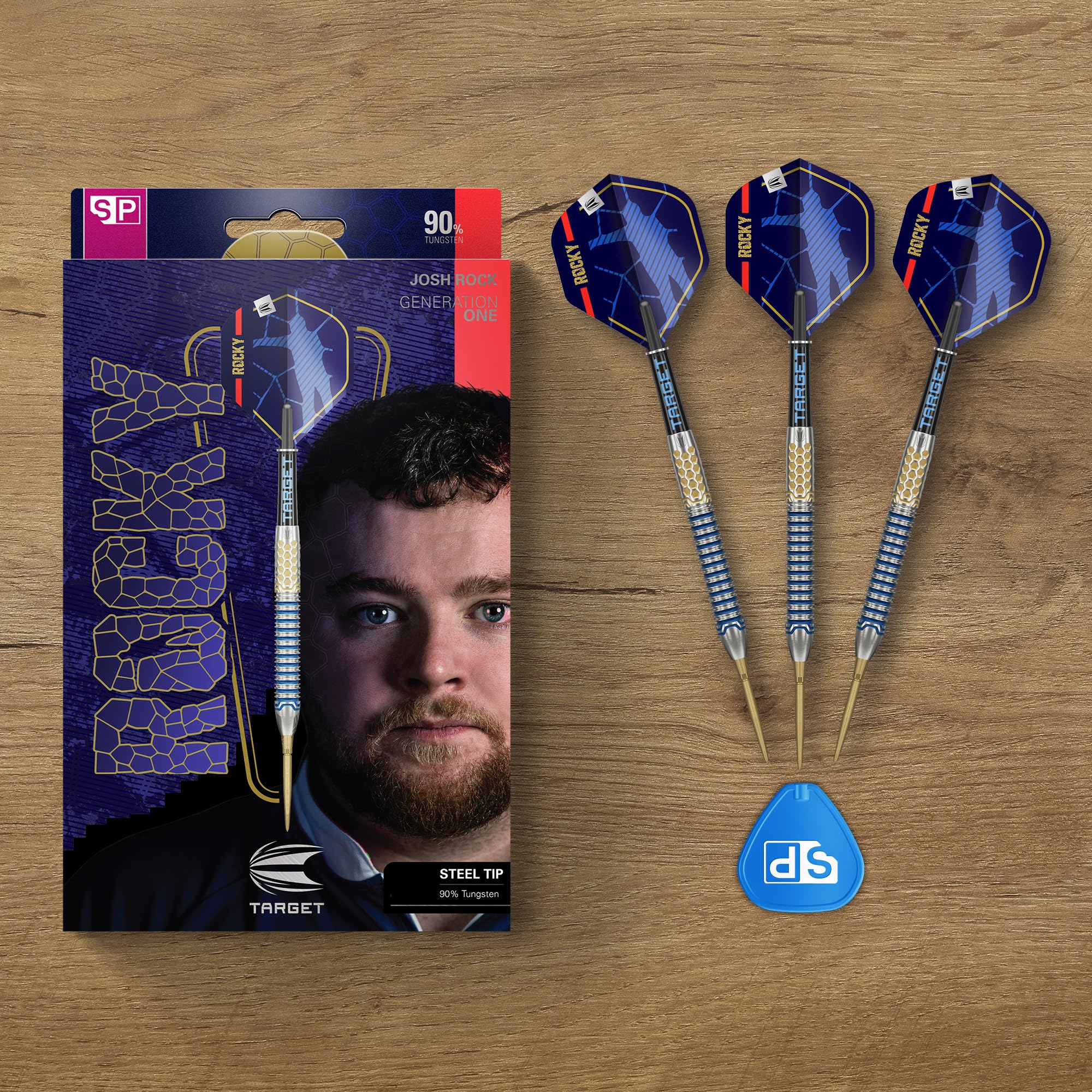 Target Darts Josh Rock Gen 1 Steel Tip Swiss Point Darts, 90