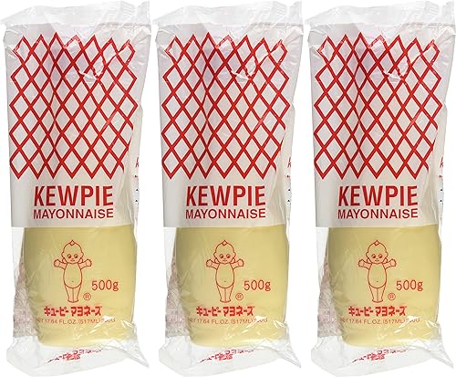 Mayonesa japonesa Kewpie, 500 gramos17.64 onzas. (Paquete de 3)