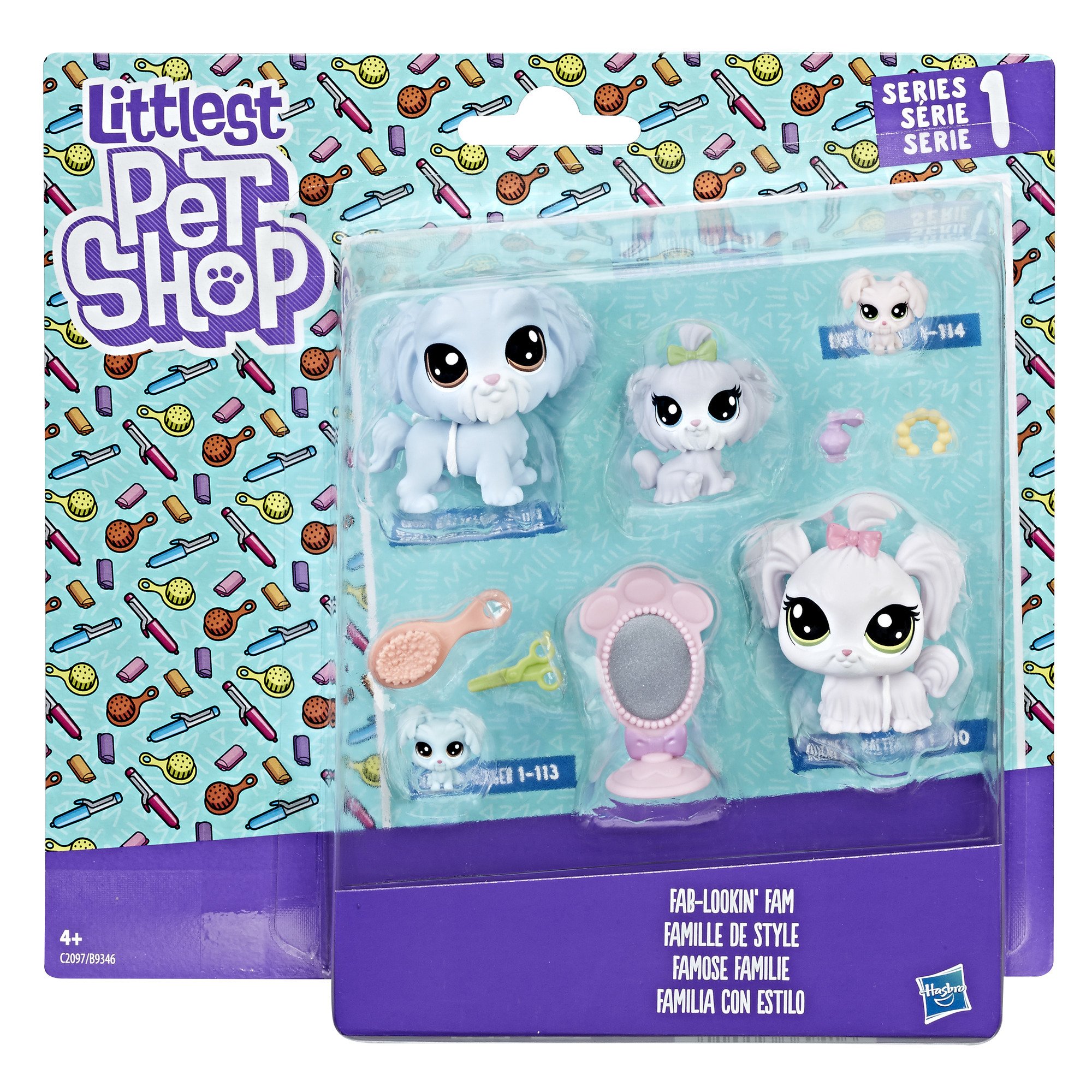 Figurine Littlest Pet Shop LPS - Chien/chat Hasbro - À Supprimer/occasion