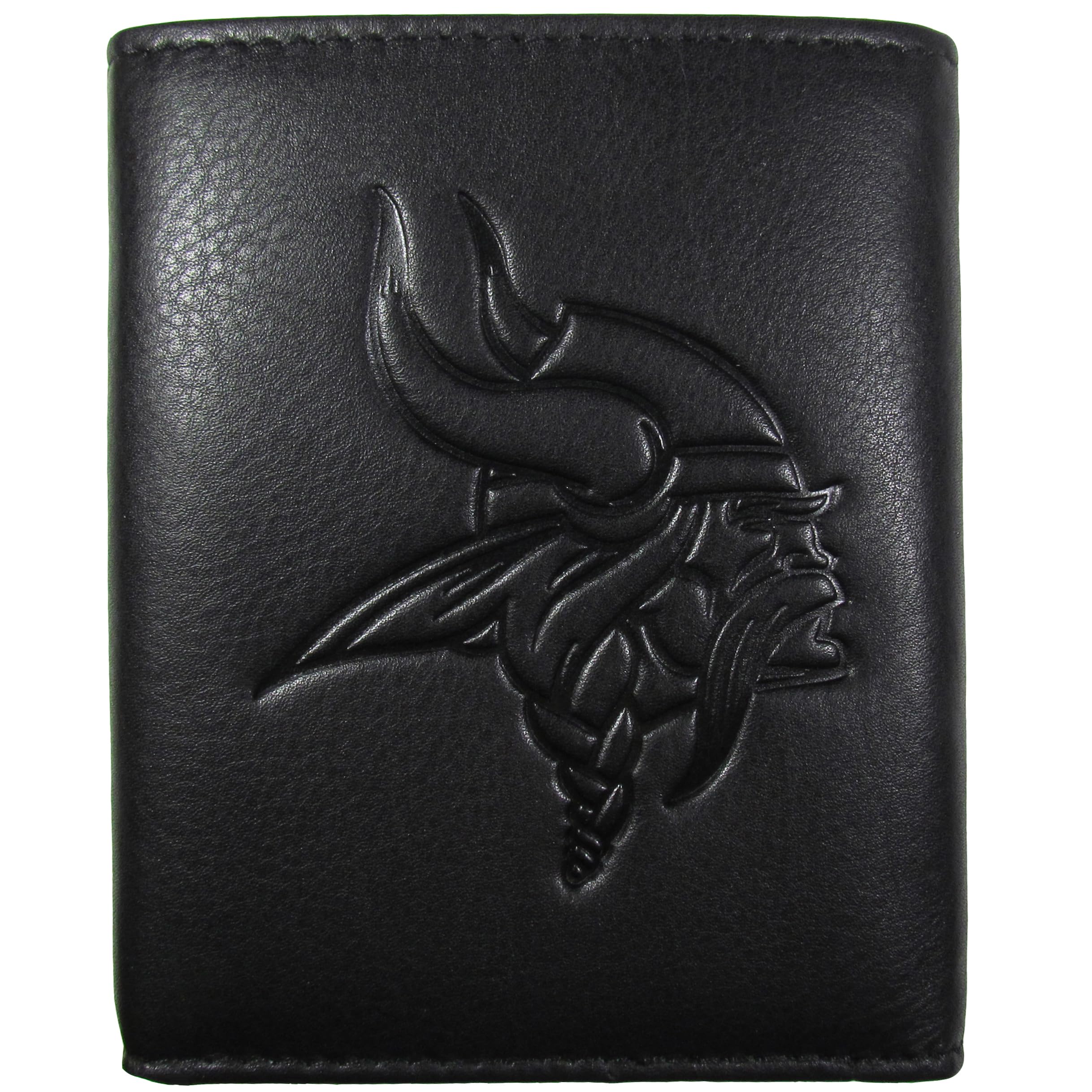 Siskiyou Sports NFL unisex Embossed Leather Tri-fold Wallet
