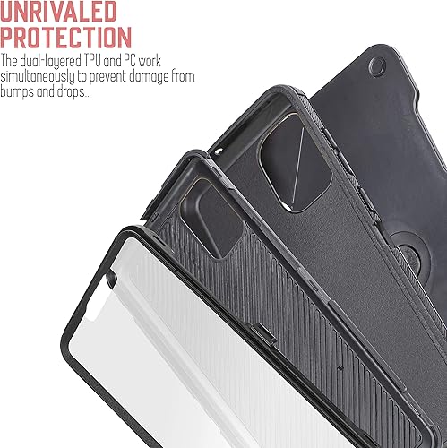 Miniatura 6 de Funda para Samsung Galaxy A51 con clip para cinturón, funda resistente a prueba de golpes protector de pantalla integrado compatible con fundas