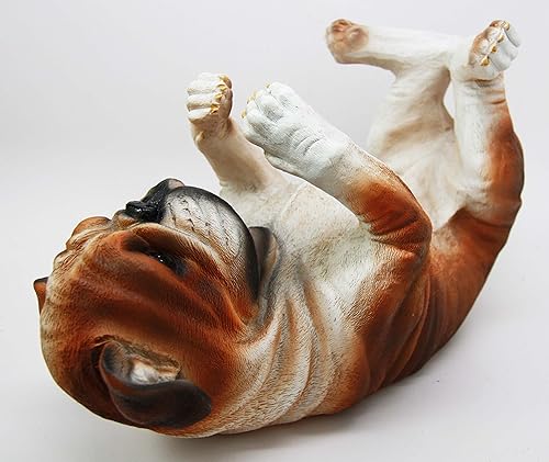 Miniatura 2 de Atlantic Collectibles British Bulldog Canine Dog 10.25 pulgadas de largo, soporte para botella de vino
