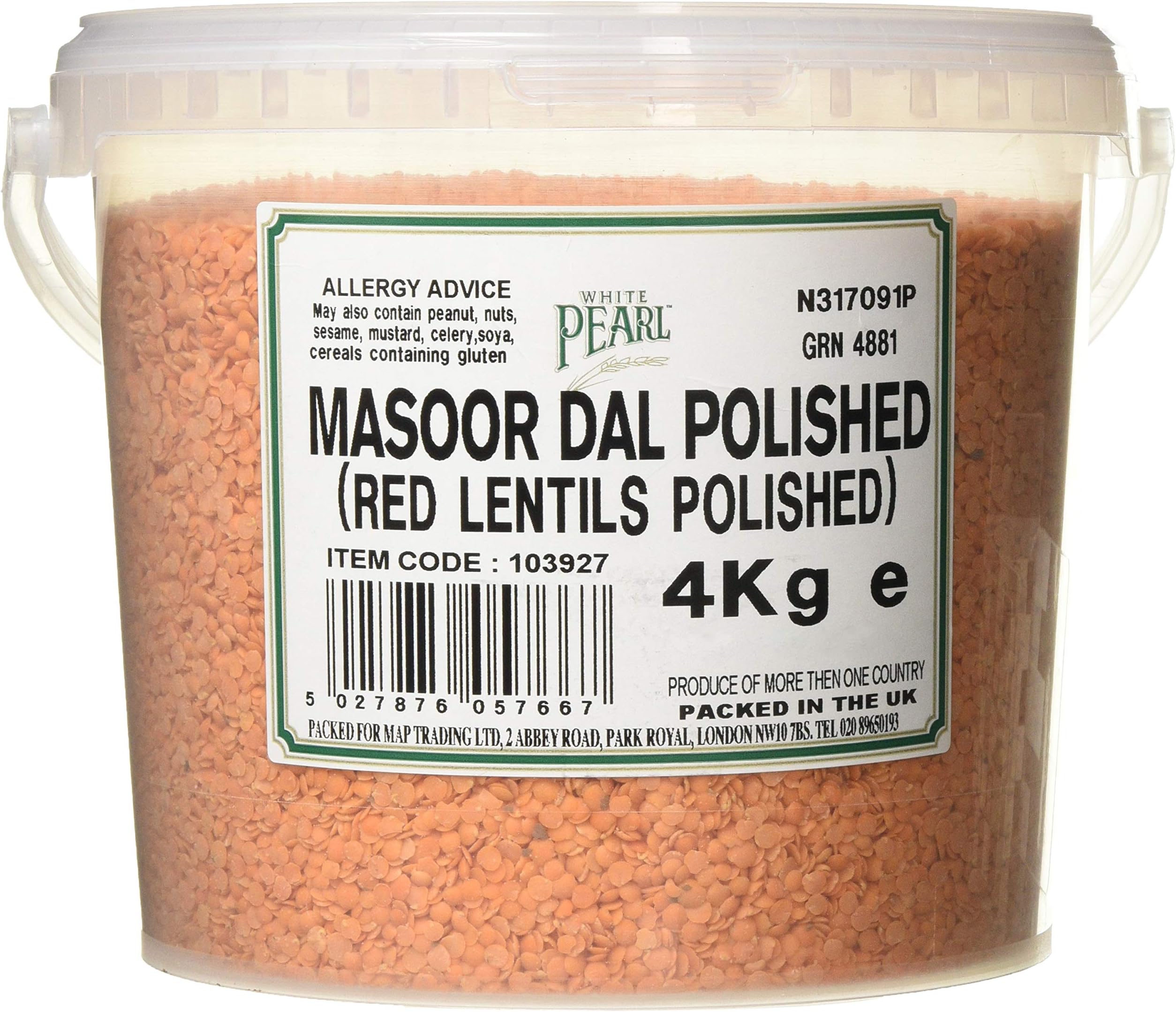 White Pearl Masoor Polished 4 kg