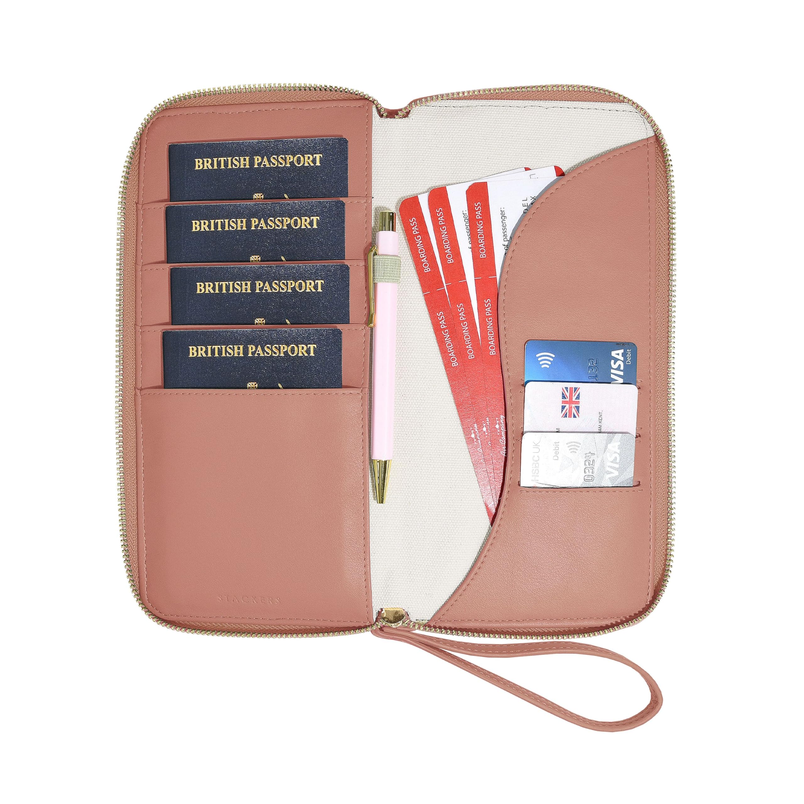 Stackers Desert Wave Family Passport Wallet