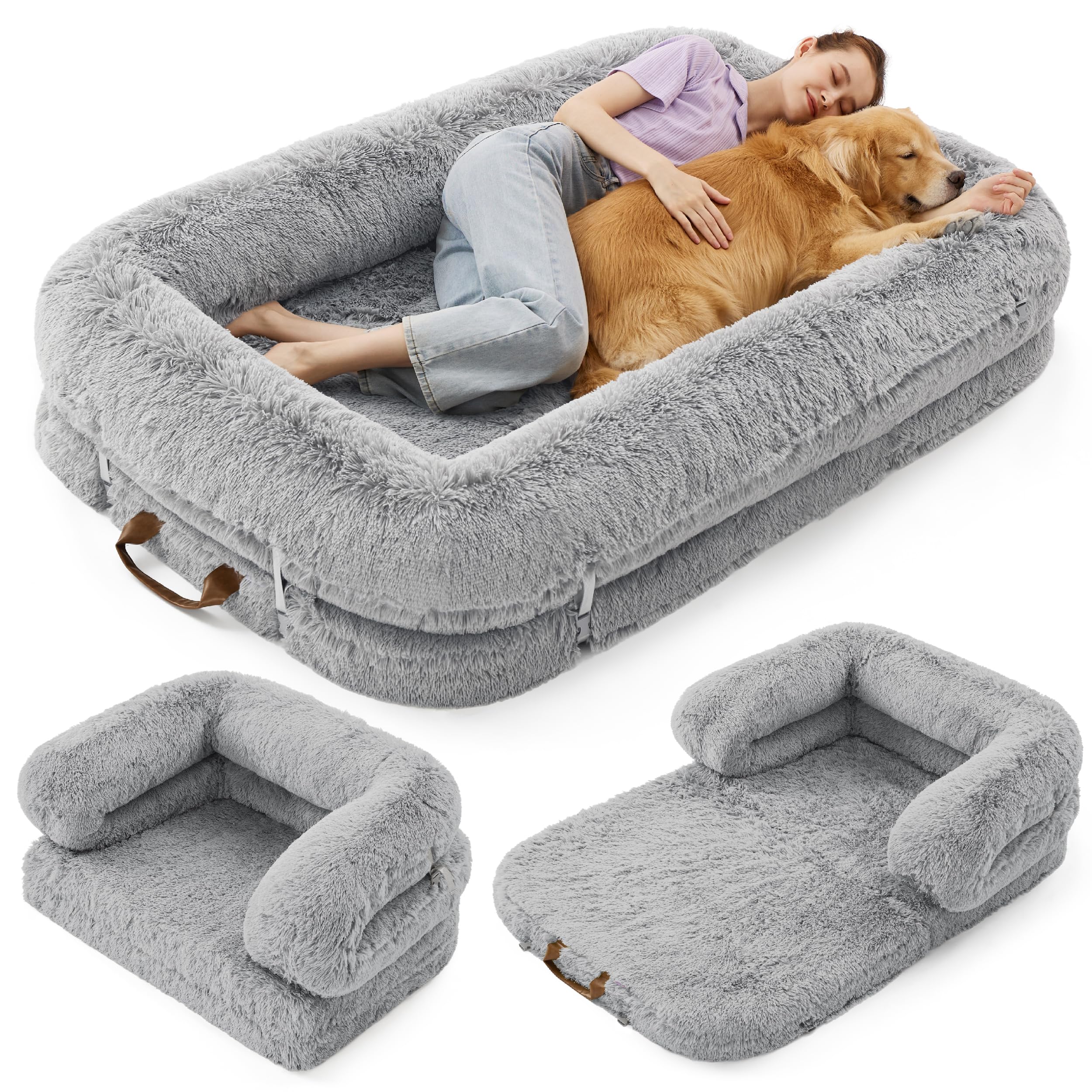 LE SURE Foldable Human Dog Bed