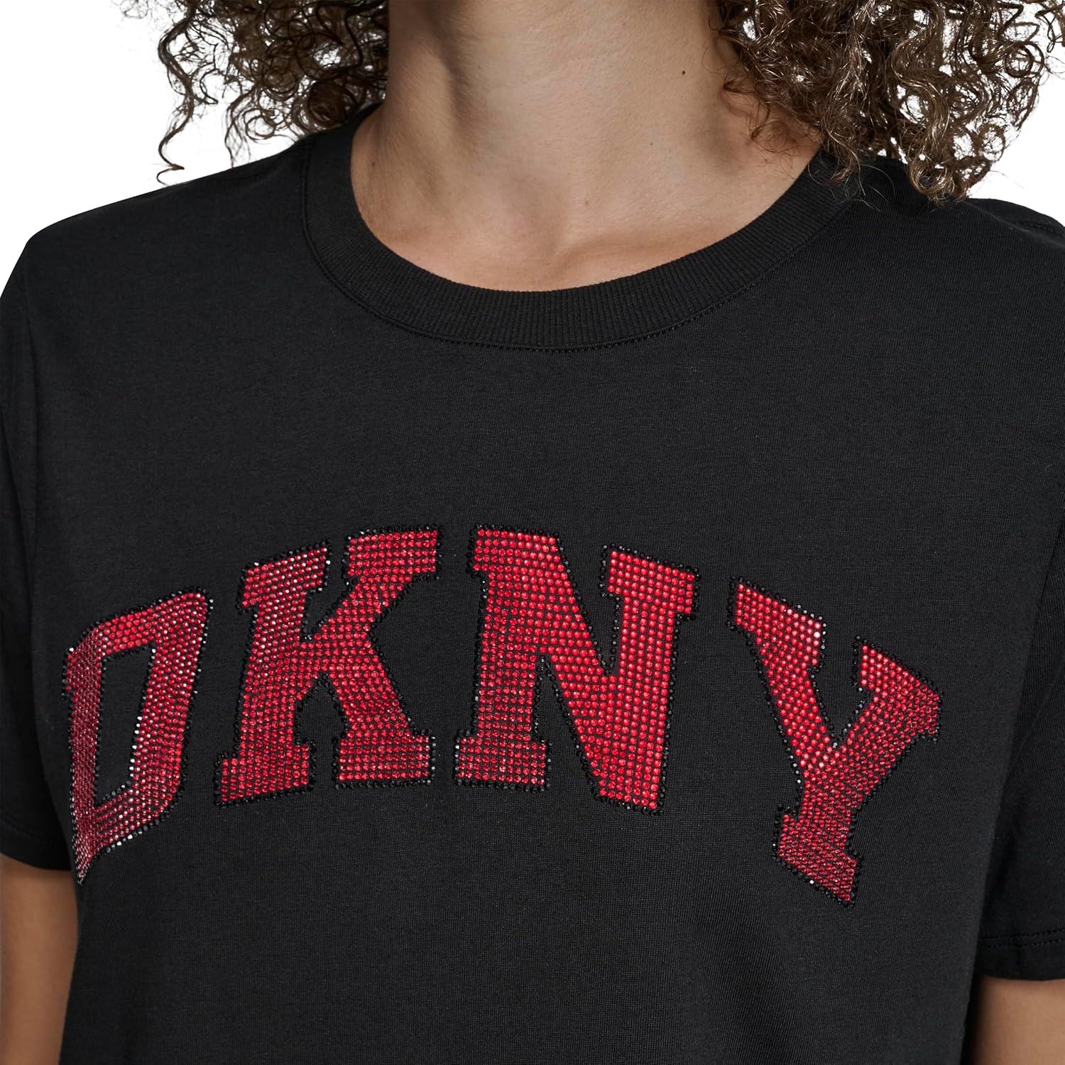 DKNY Women's Varsity Logo Cotton Short Sleeve T-Shirt - Image 5