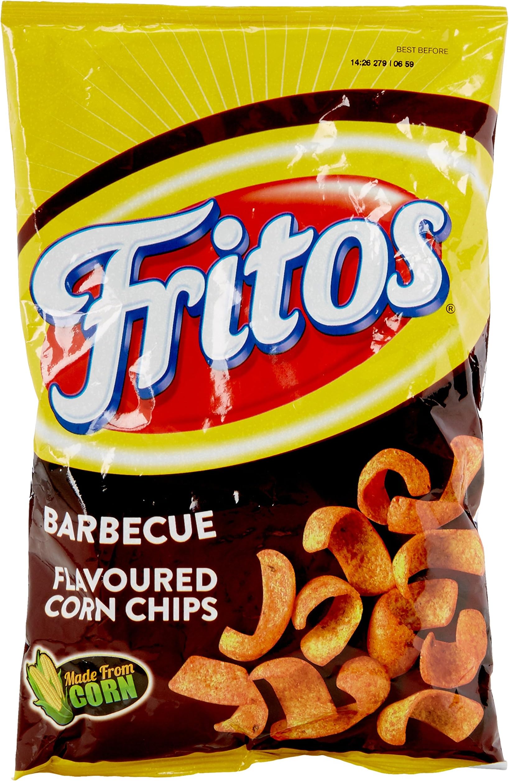 Simba Fritos Barbecue Flavoured Corn Chips (Pack of 12)
