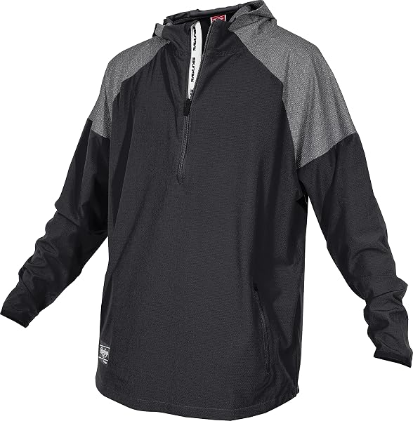 Rawlings | Mens Colorsync Long Sleeve Hooded Jacket | Athletic Training Apparel | Adult Sizes | Multiple Colors