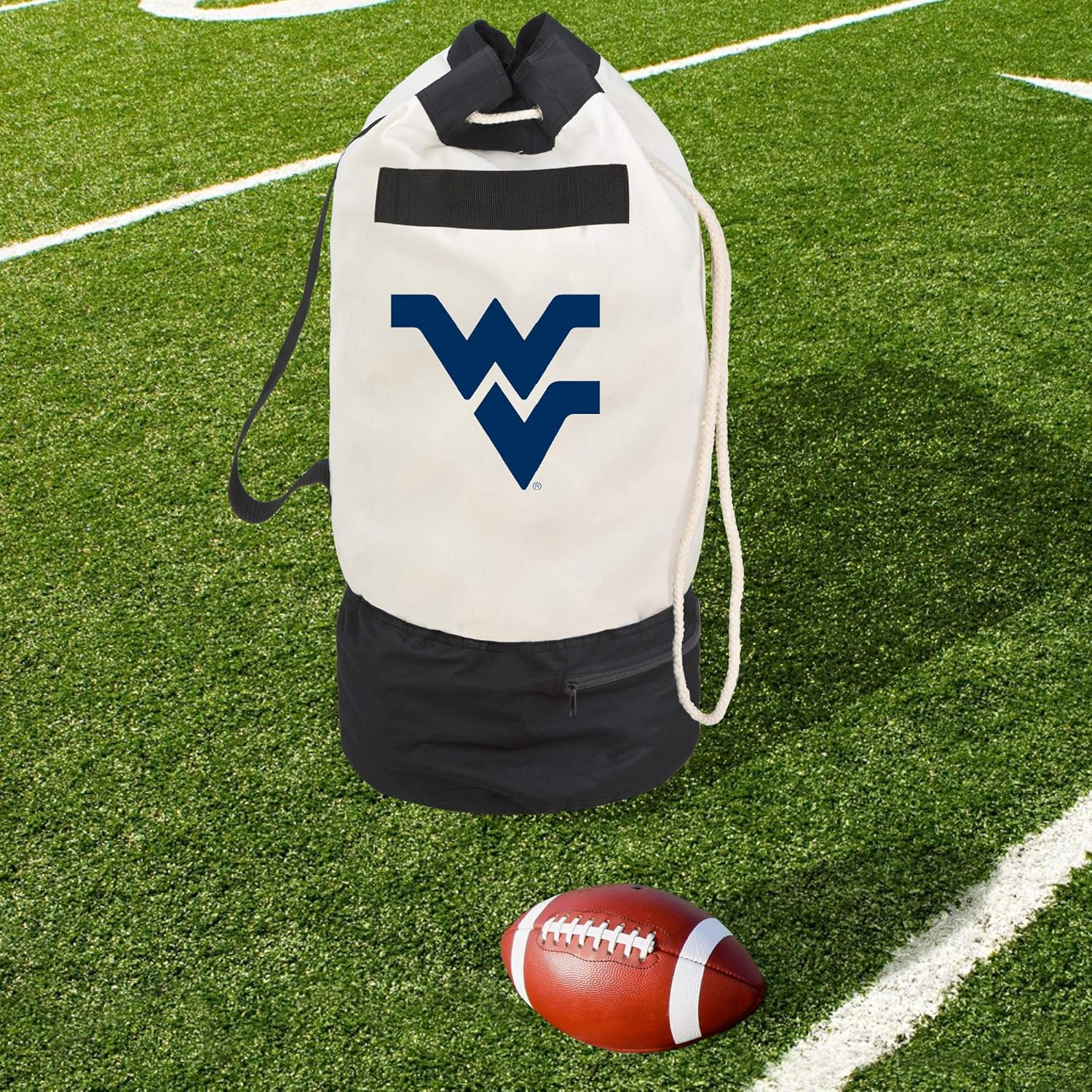 Smart Design Collegiate Heavy Duty Duffel Bag with 2