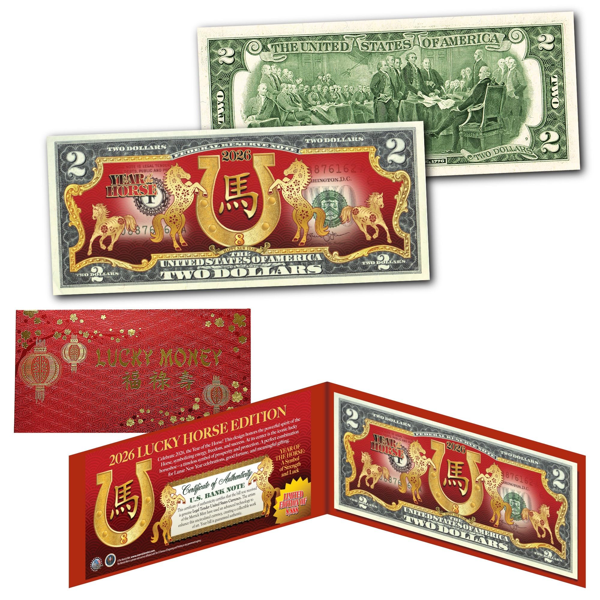Amazon.com: Lucky Horse 2026 Chinese Lunar New Year of The Horse