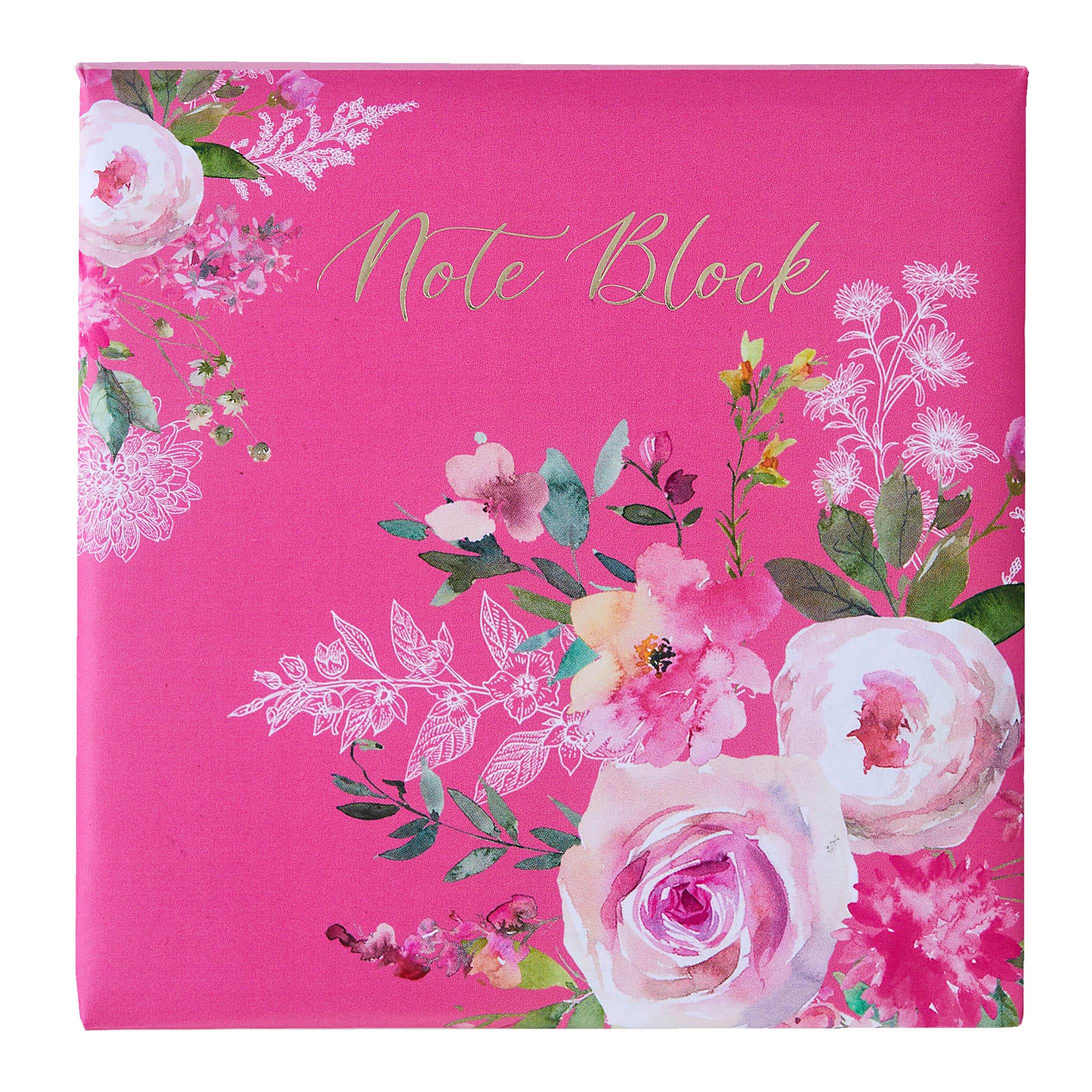 Country Charm Note Block, 270 Pages, Padded Cover, Includes Ball Point Pen