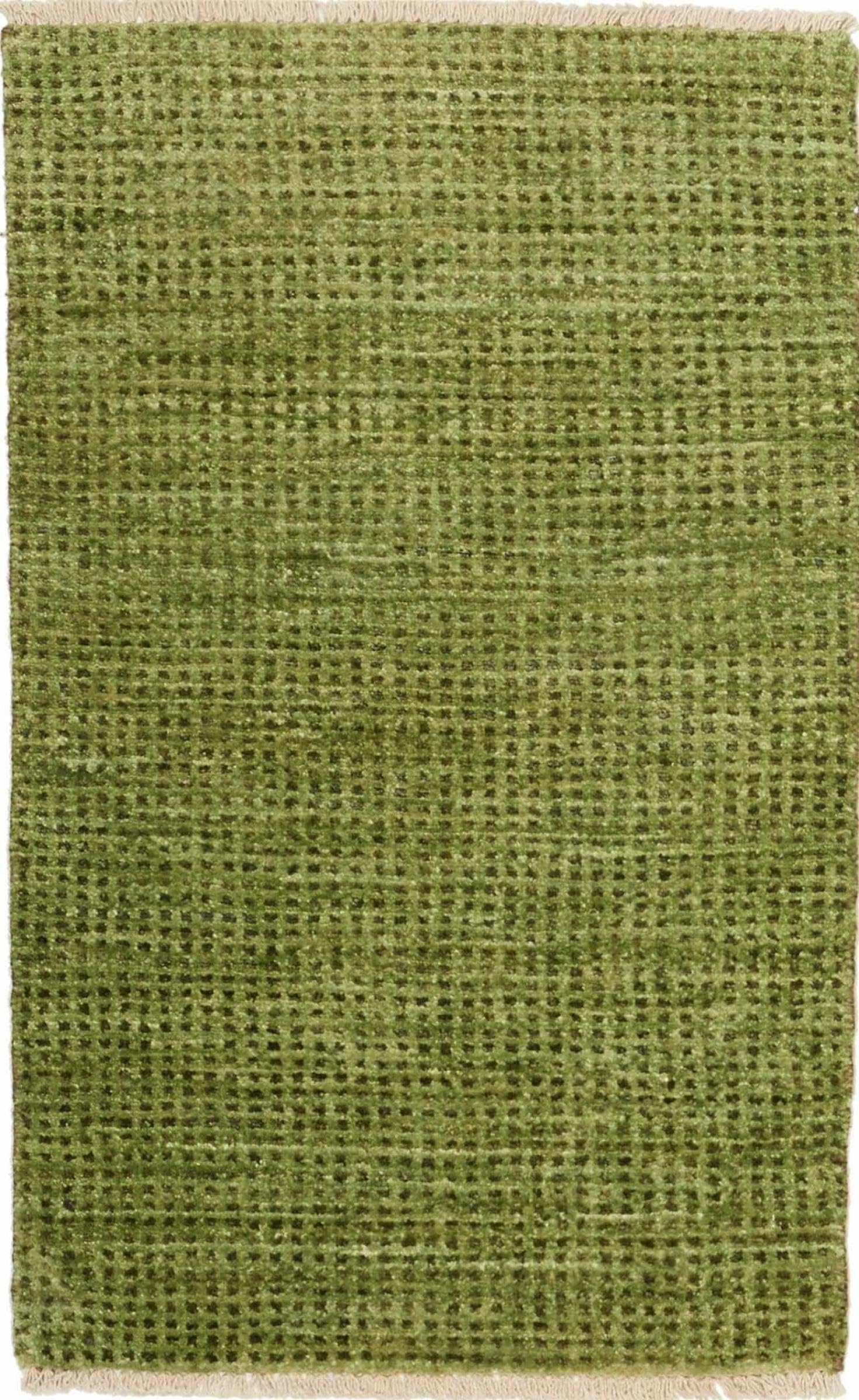 Tapis d'Orient Mahra noué main en laine de prestige du Pakistan 62x95cm