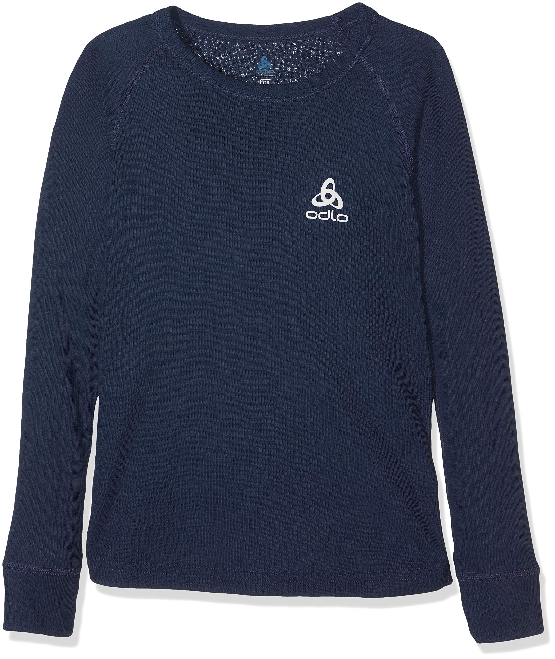 Odlo Unisex Kinder Bl Top Crew Neck L/S Active Warm Kids Unterhemd
