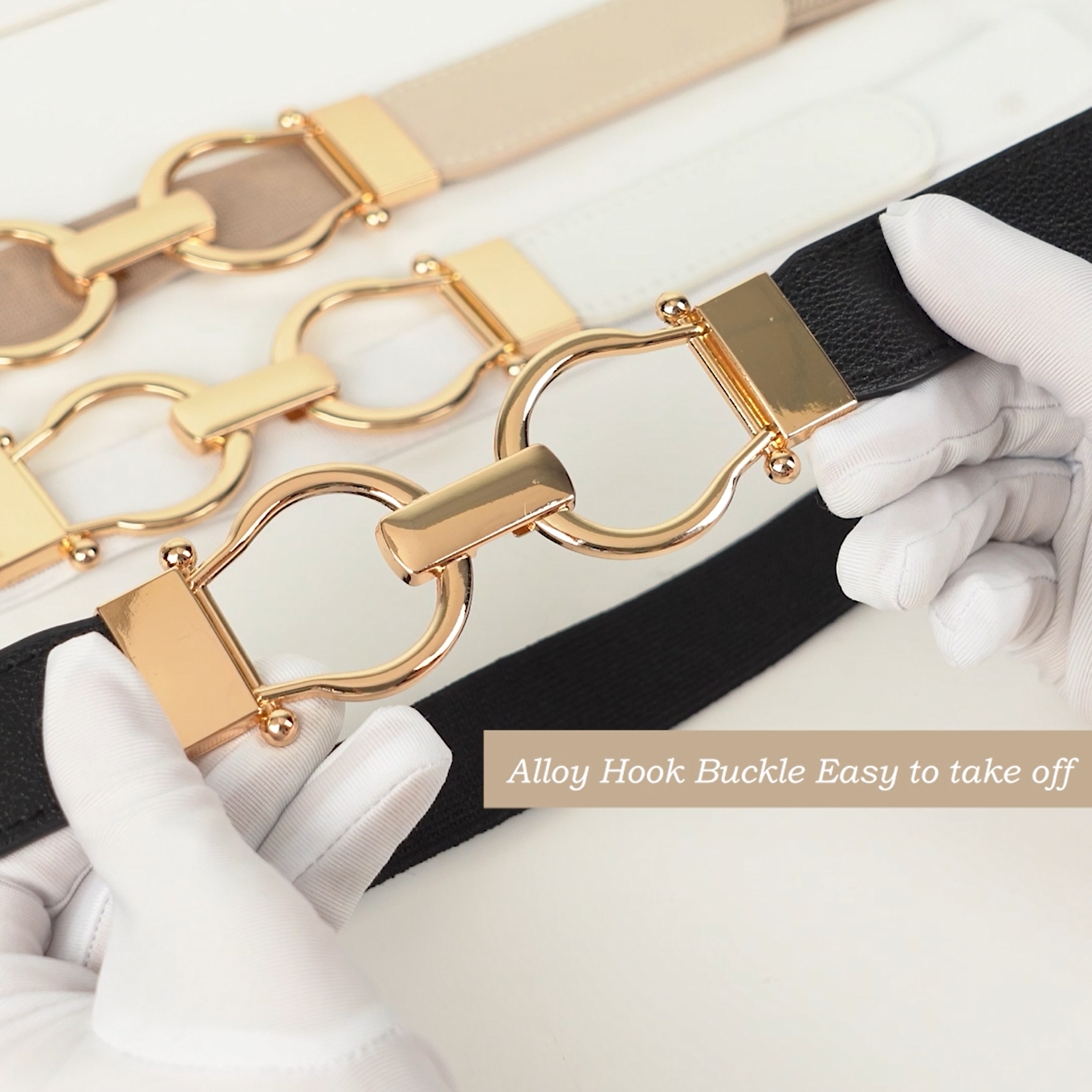 Amazon.com: WHIPPY 2 Pack Skinny Elastic Belts for Women 